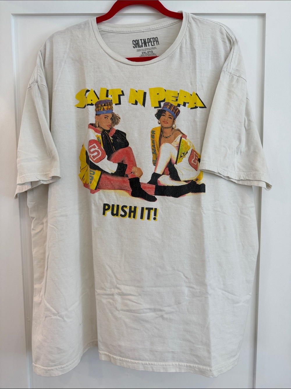 Salt-N-Pepa 'Push It' Graphic Tee - White